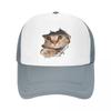 Custom Cute Cat Baseball Cap Women Unisex Personalized Adjustable Trucker Hat Streetwear Snapback Dad Hats