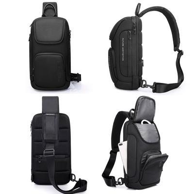Crossbody taška pro muže přenosná voděodolná taška přes rameno pánské cestovní taška na krátký výlet náprsní taška vhodná pro 9,7palcový iPad