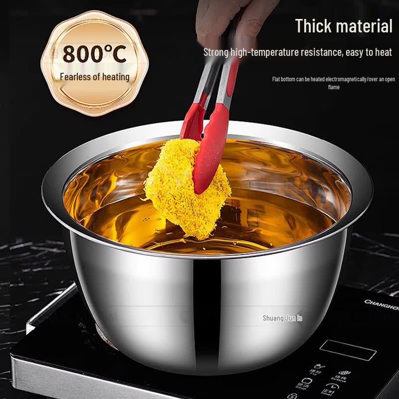 10-inch Multi-purpose 304 Stainless Steel Bowl with Lid