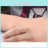 Women's Sweet Fashion Gold-plated Elegant Crystal Rhinestone Wedding Ring Sparkling With Timeless Class And Grace