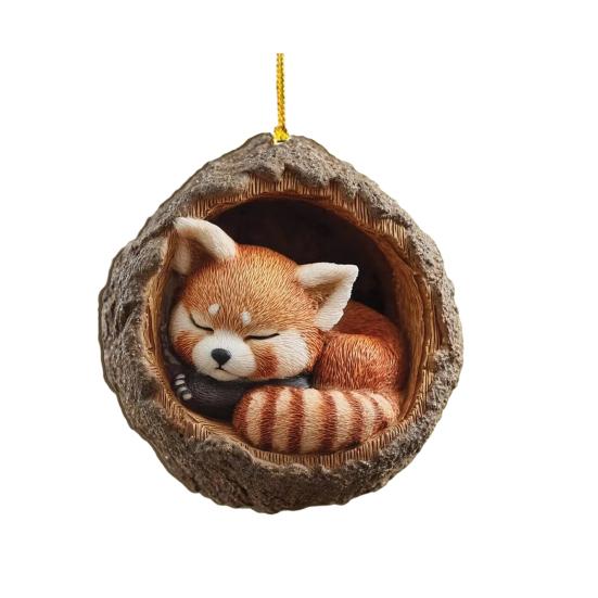 Forest Animal Acorn Ornaments Christmas Tree Decorations 2026 Acrylic Woodland Creature Hanging Ornaments for Home Decor Rustic Gifts