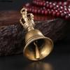 1PC Tibetan Bronze Bell Antique Bell Christmas Tree Pendant Brass Handicraft Magic Bell Wind Bell Shui Feng Bells For Decoration