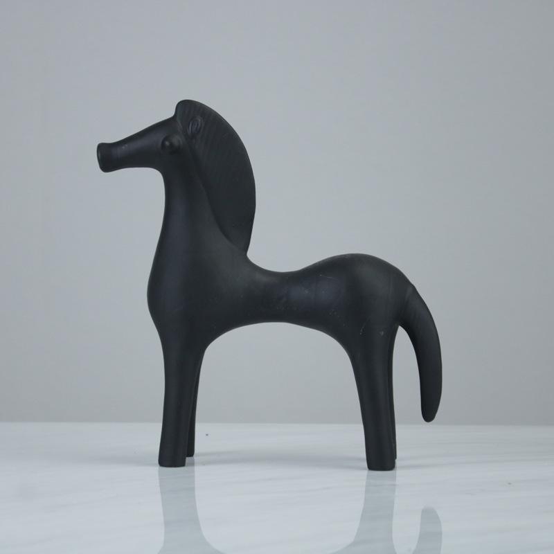 

Современные простые украшения из смолы Пони Модель комнаты Кабинет Гостиная Спальня Милан Модные световые украшения