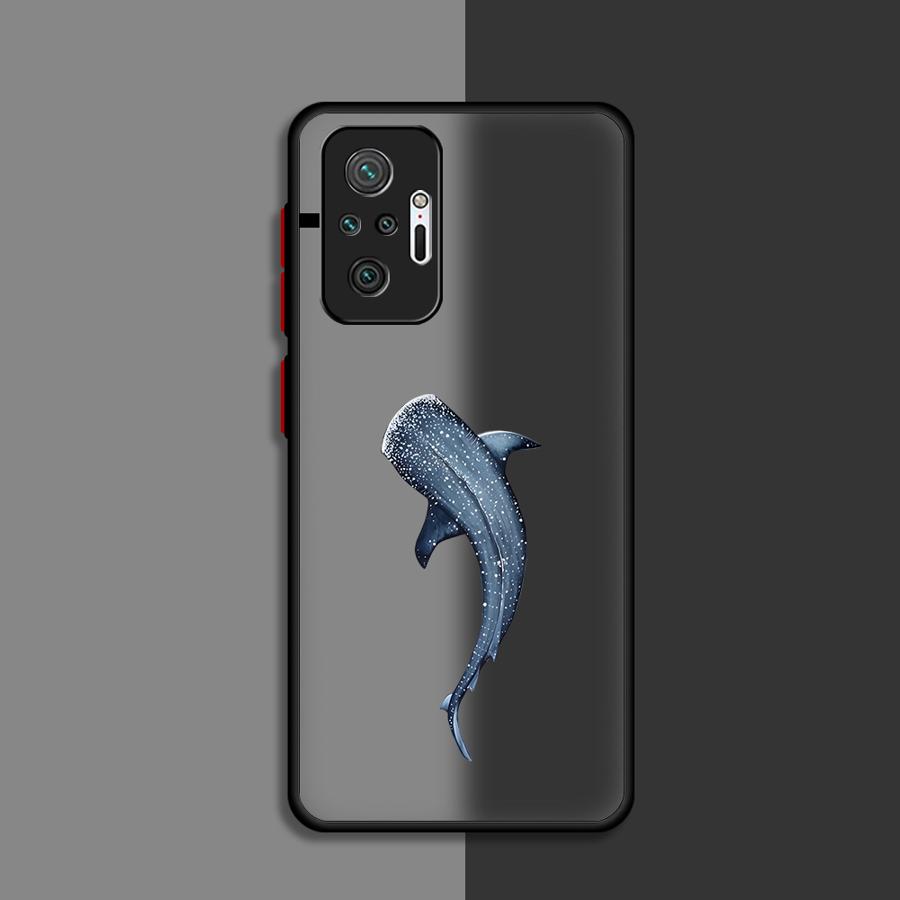 Funda Back Phone Cover Case for Xiaomi Redmi Note 15 Pro 13 A4 14C 9S 12 10 14 11 13C Creative Whales Turtles