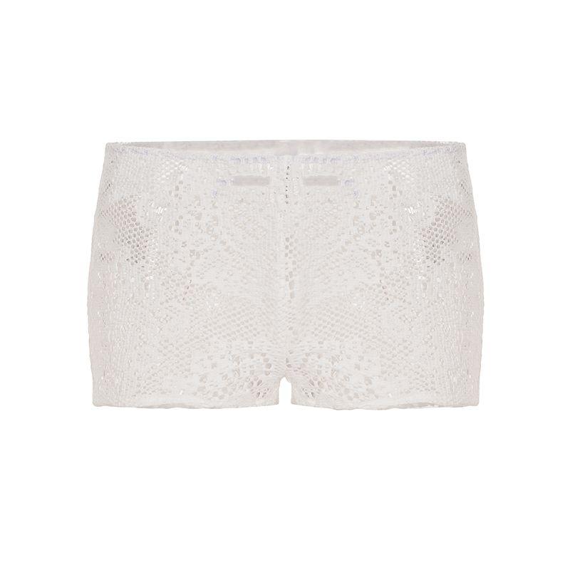 

Home European and American Women s Clothing Posey Holiday Jacquard Cut Out Knitted Long Sleeve Cardigan + Lightweight See-through Shorts Women s Suit White shorts L