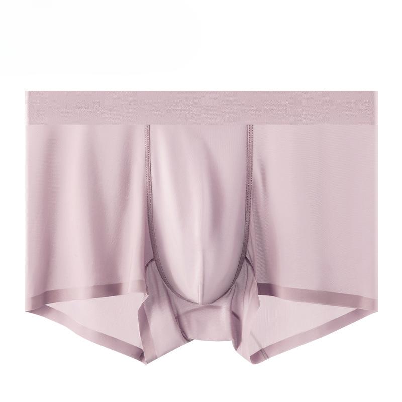 Pánské boxerky z čisté bavlny, antibakteriální, s vnitřním rozkrokem, prodyšné, pro chlapce, jednobarevné, pro mladé muže, do poloviny pasu