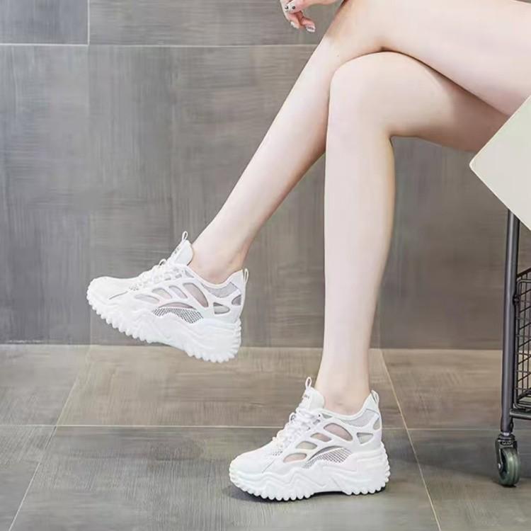 2025 Women's Casual Flats Sports Shoes Mesh Breathable  Trainers Ladies Shoes Female Sneakers for Women Basket Tenis