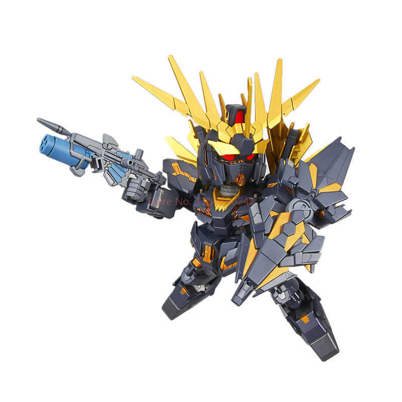 Bandai Original Sdcs Rx-78-2 Zaku Anime Action Figure Assembly Model Playthings Collectible Model Ornaments Gifts