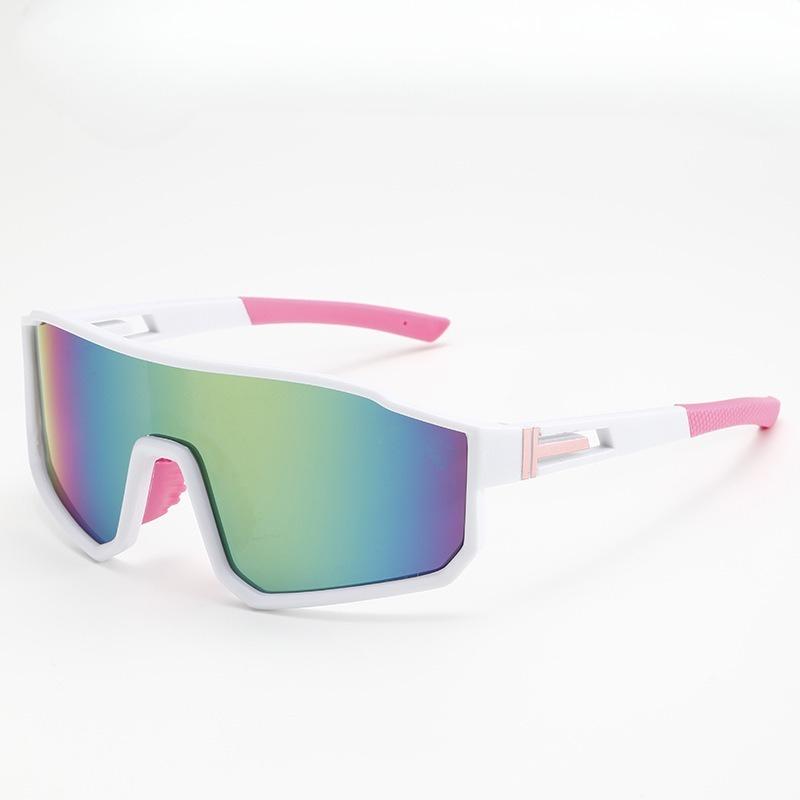 New Cross Mirror Advanced Outdoor Sports Cycling Sunglasses Full Frame Integrated Lens Colorful Coated Sunglasses