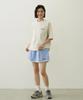 Milkfed Casual Ice Cream Wide Short Sleeve Off White Tee, Women's,
