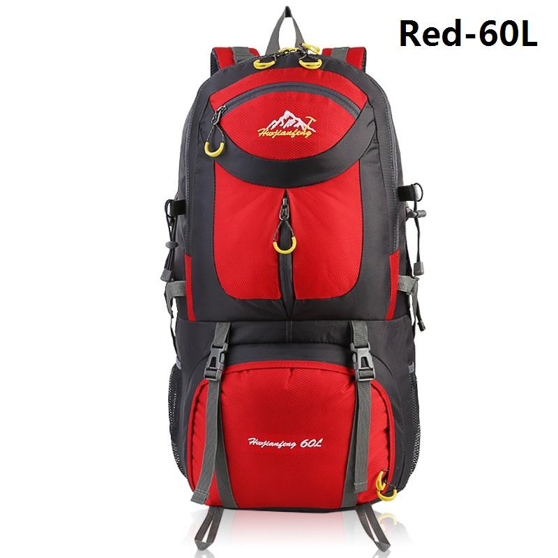 Hexagonal Nylon Backpack For Camping Climbing And Trekking 40l/50l/60l