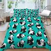 Panda, Pet Dog 3D Bedding Bed Comforter Set Duvet Cover Pillowcases Animal Kids,twin Full Queen Bedroom Set Bed Linens Cartoon