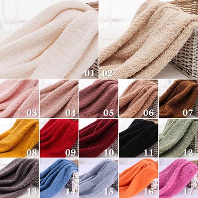 50*160cm Tela de Pelo de Oso Rizado Suave Cálida Peluda Esponjosa Terciopelo Coral Felpa Tela Para Forro de Ropa Material de Costura Diy