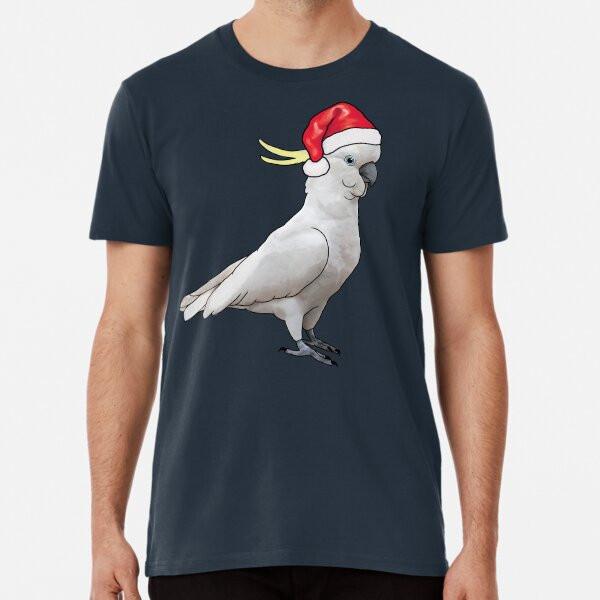 

Xmas Cockatoo Premium T-Shirt S to 5XL Made in the AU/USA T-Shirt L