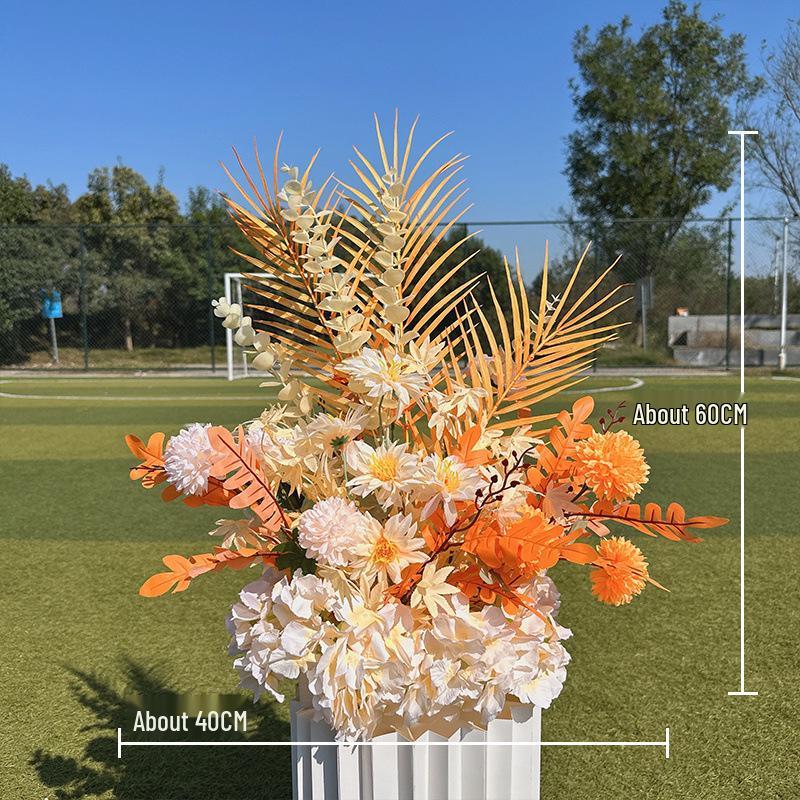 Large Artificial Wedding Flower Wall for Aisles and Hotels