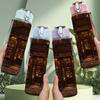 1PC Old Dark Library Bookshelf Print 750ml Color Plastic Sports Water Bottle Leakproof Flip Straw Lid Suitable for Sports Office Home Use