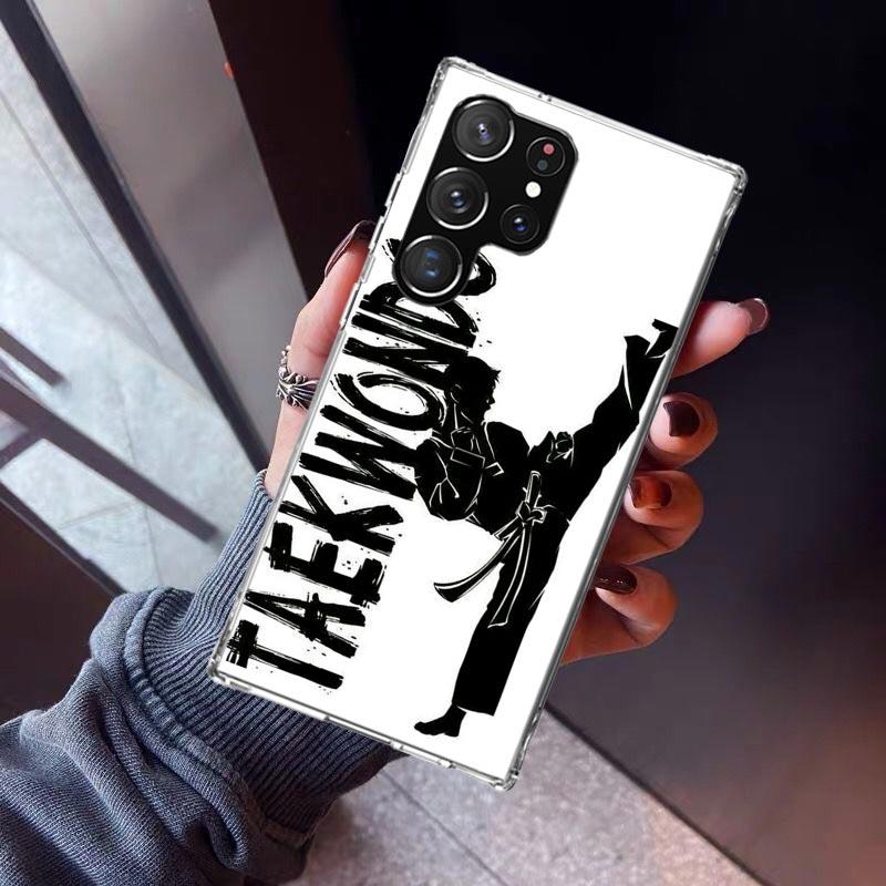 Kungfu Taekwondo Phone Case For Samsung Galaxy S23 S24 S25 Edge S26 Ultra S22 + S21 Plus S20 FE Cover Silicone Print Shell Galax