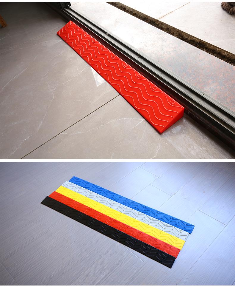 Triangular Indoor Robot Vacuum Climbing Pad - Plastic Small Step Ramp for Household Thresholds