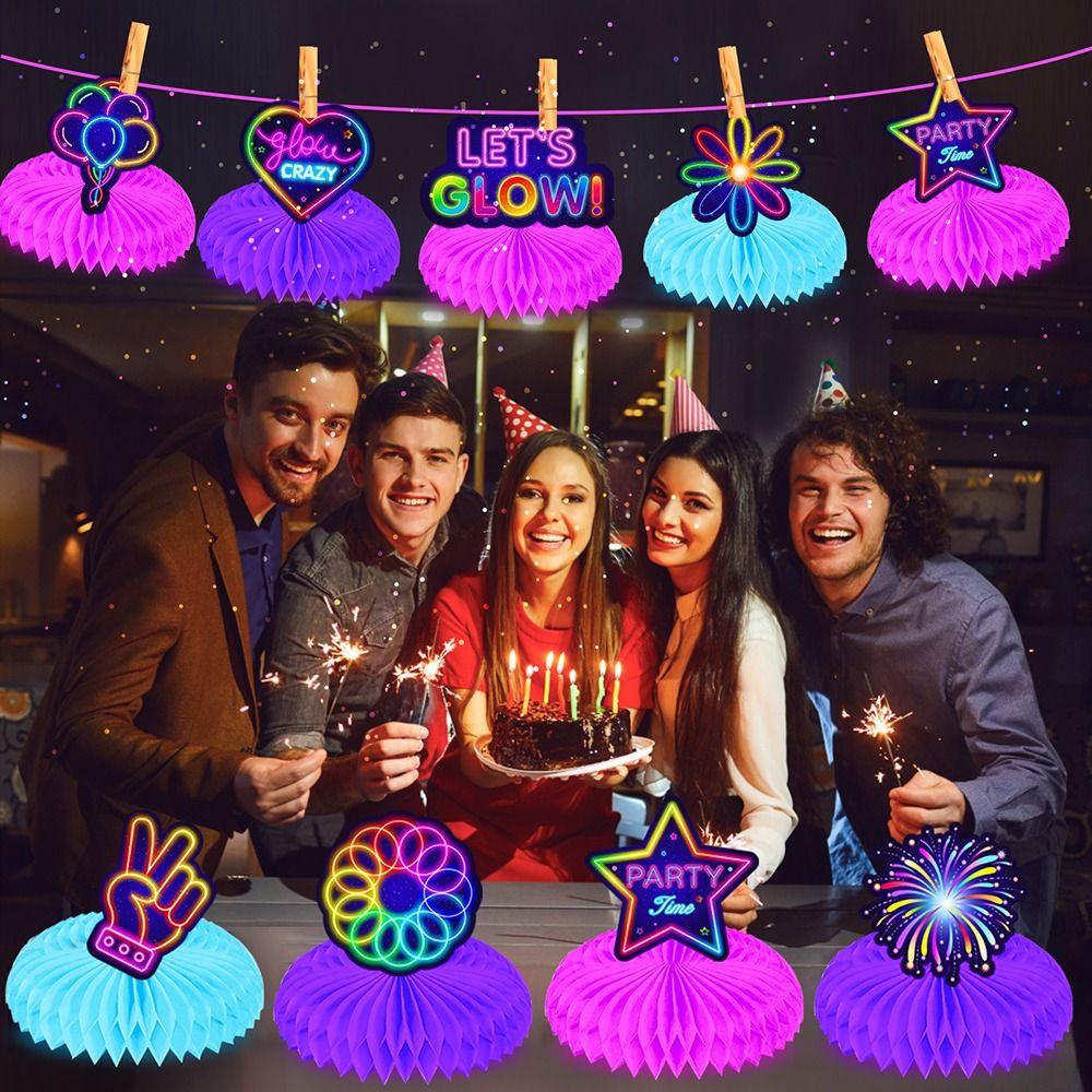 Gift Glow Hat Glow Theme Party Photo Props Photobooth Accessories For Birthday Party Supplies