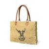 Nordic Charm Canvas Shoulder Tote Bag For Women, Designed for Everyday Use