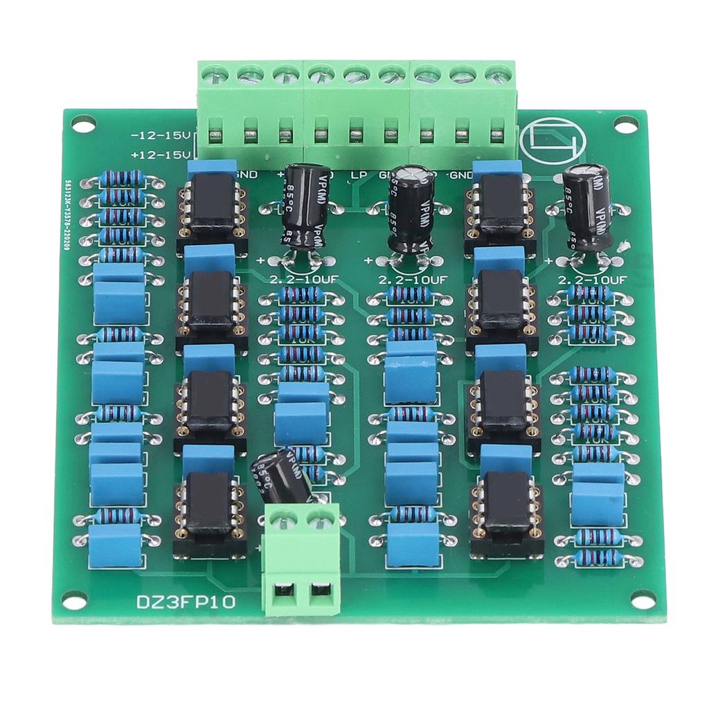 Preamp Module Preamplifier 3 Channel NE5532 Adjustable Treble Midrange Bass Output