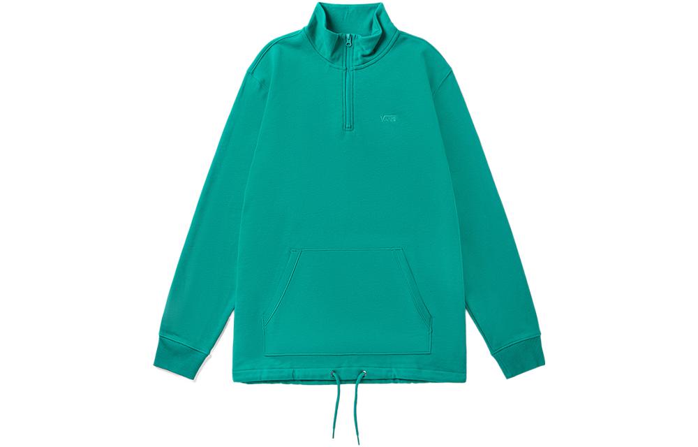 Vans Sweatshirts Men s Green Stand Collar Moderate Regular VN0A3W3DUUX S
