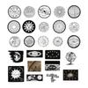 50Pcs Retro Aesthetic Sticker Scrapbooking Decoration Sticker Journaling Sticker for Water Bottle Journal Laptop Guitar