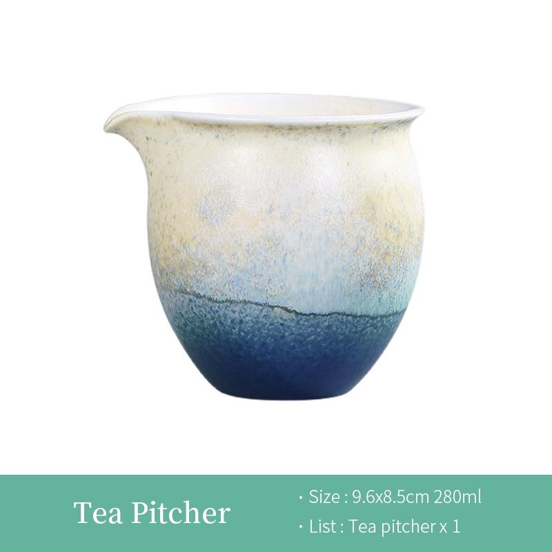 280ml Kiln Change Ceramic Fair Cup Vintage Tea Haiyun Cup