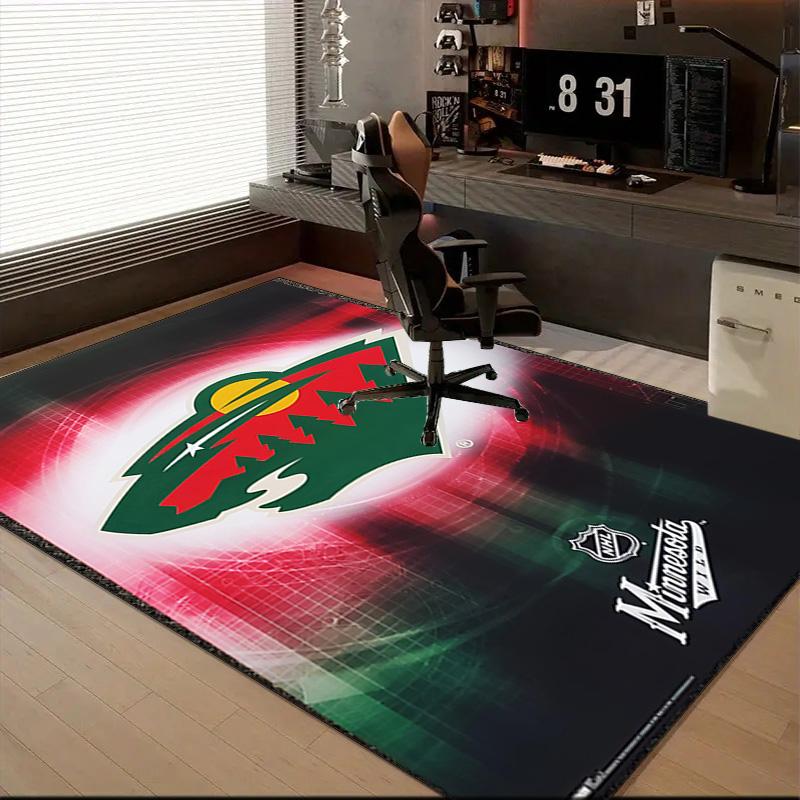 Winnipeg Hockey Team Floor Mat for Living Room, Game Rooms, Office, Bedroom, Office Floor Mat Playful Design, Christmas Fan Gifts