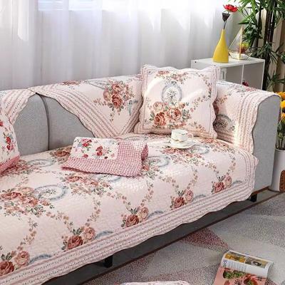 Nuovo Cuscino Pastorale in Stile Cinese Cuscino Lavabile Cotone Patchwork Tappetino per Divano Quattro Stagioni Universale Lavabile Trapuntato Copridivano
