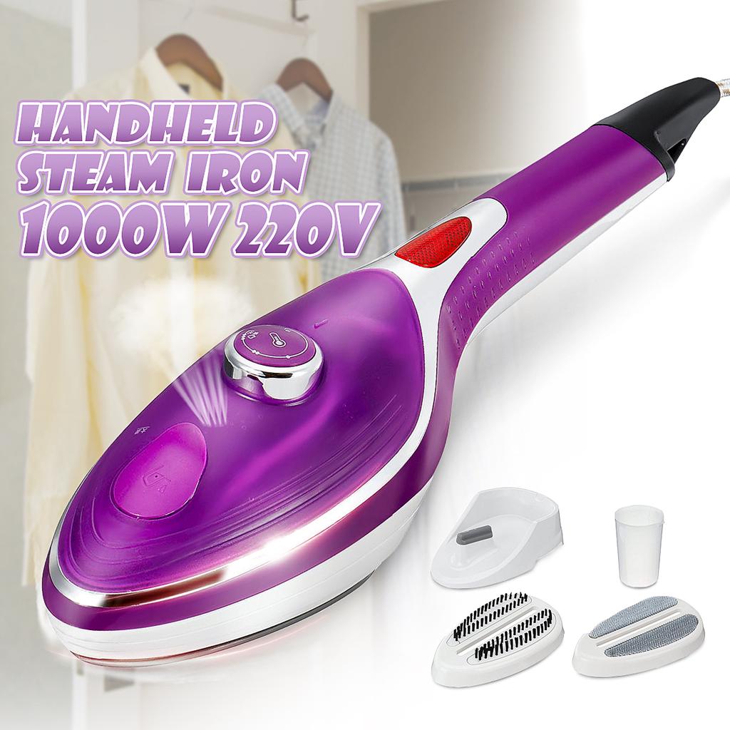 Buy 1000W 220V Handheld Garment Steamer Vertical Steam Irons Brushes