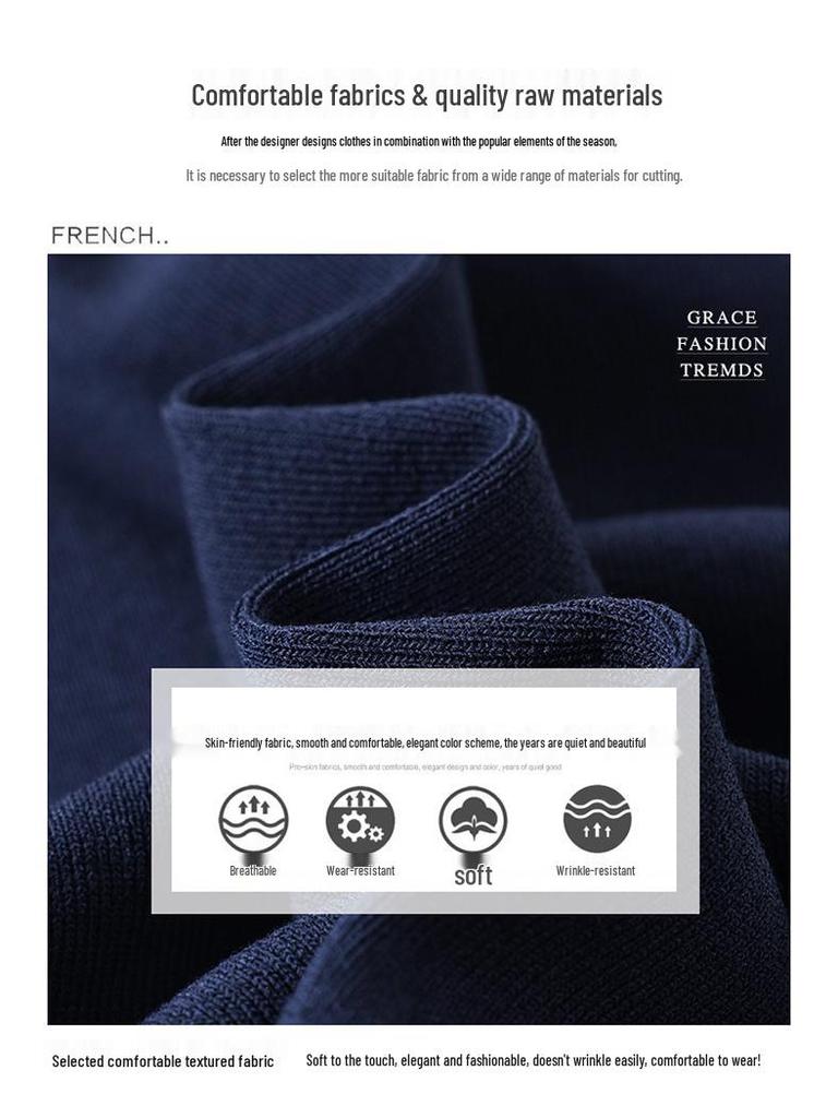 Herbst 2025 Damen Lässiges Strick Zweiteiler-Set: Lässiges Oberteil & Weitbeinige Hosen für Mütter mittleren Alters