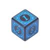 10pcs/Pack Acrylic D6 Carved Pattern Dice 6-Sides Accessories Polyhedron Colorful Dice Digital Game Dice Cubes