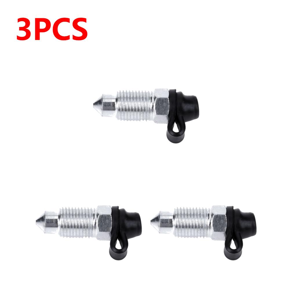 1-5PCS Car Motorcycle Brake Caliper Bleed Screw Nipple Portable Auto Brake Caliper Bleed Exhaust Screw Nipple Easy Operation