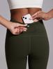 CRZ YOGA Flared Yoga with Olive Size M Leggings, High-Waisted, Stretch, Moisture-Wicking, Quick-Drying, Fitness, Pockets, 30"/32" Inseam, Butterluxe,