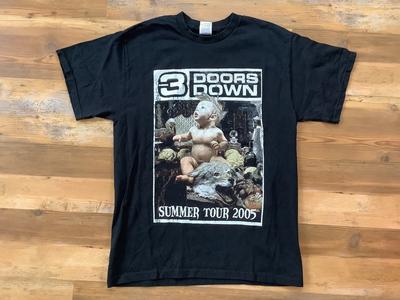 Klassisches 3 Doors Down Sommer-Tour 2005 Konzert Kollektion S-235XL T-Shirt U18.331