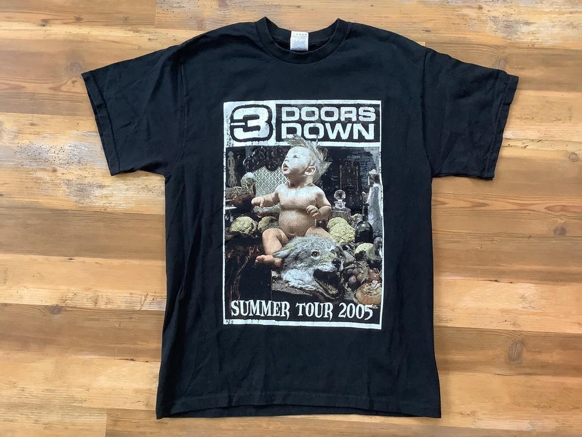 Classic 3 Doors Down summer tour 2005 concert Collection S-235XL Tee U18.331 XL