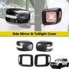 Side Mirror Shell Tail Light Guard Cover for Jeep Renegade 2016 2017 2018 Parts Car Styling Decoration Cover Trim Accessories