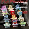 3d Pop Up Puzzle Book Keychain With Fortress Scene For Stress Relief And Creative Gift