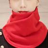 Classic solid color Snap Neck Winter Thickened Fleece-Lined Warm Neck Gaiter for Men and Women Winter Windproof Cycling Scarf