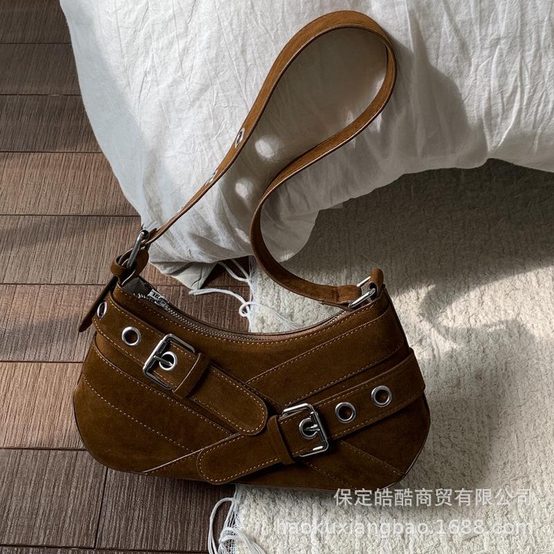 Design Sense Armpit Bag New 2025 Fashion Shoulder Bag Autumn and Winter High Sense Foreign Versatile Messenger Bag Women's Bag