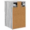 Bedside Cabinet Grey Sonoma 29 x 31.5 x 49 cm Engineered Wood
