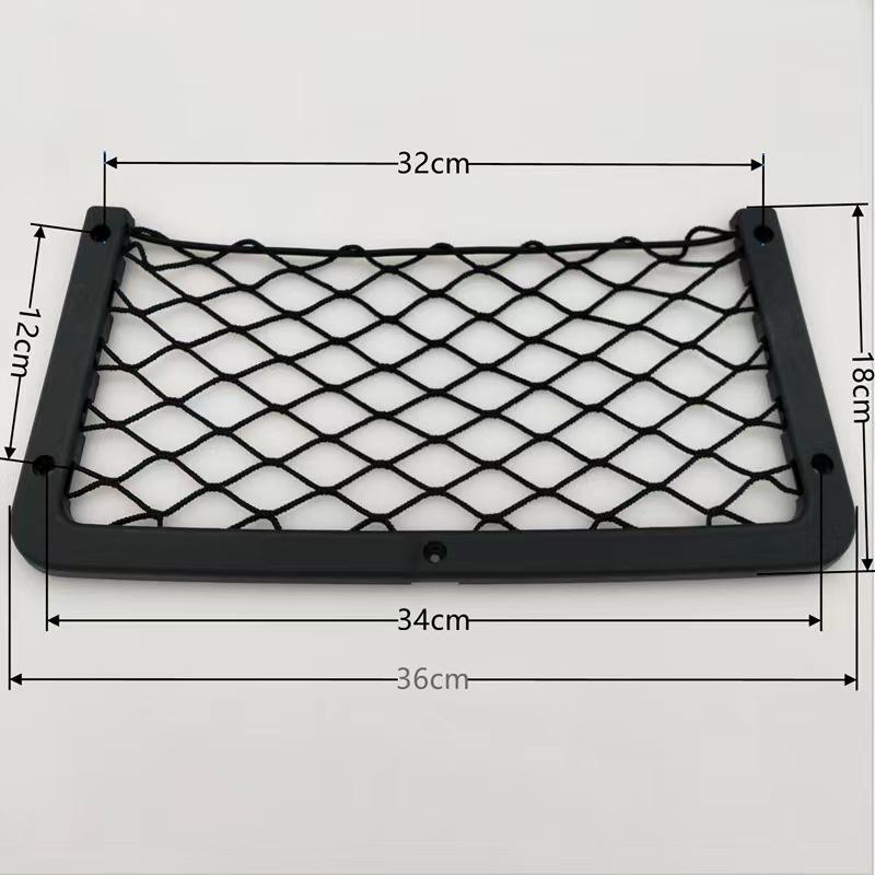 Car Storage Mesh Pocket Organizer for Bus, RV, and Auditorium Seats