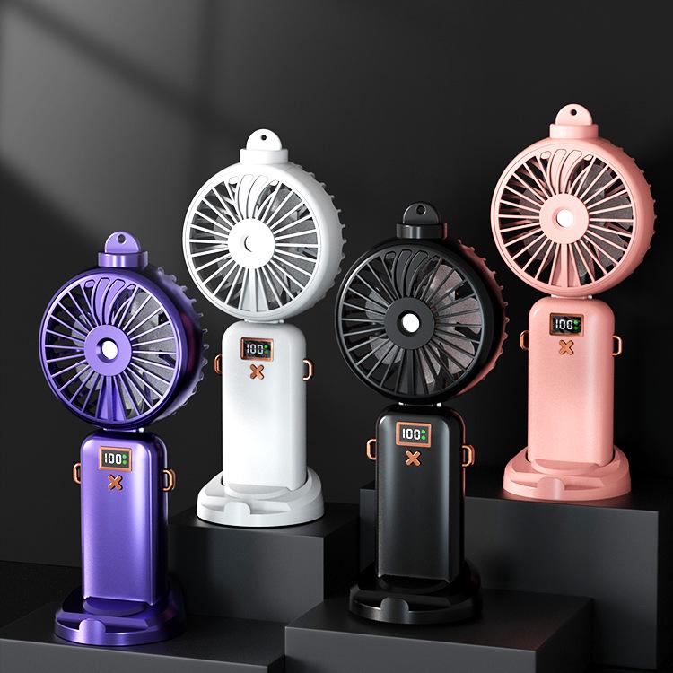Portable Rechargeable Handheld Fan: USB, Foldable, and Compact for Outdoor Cooling