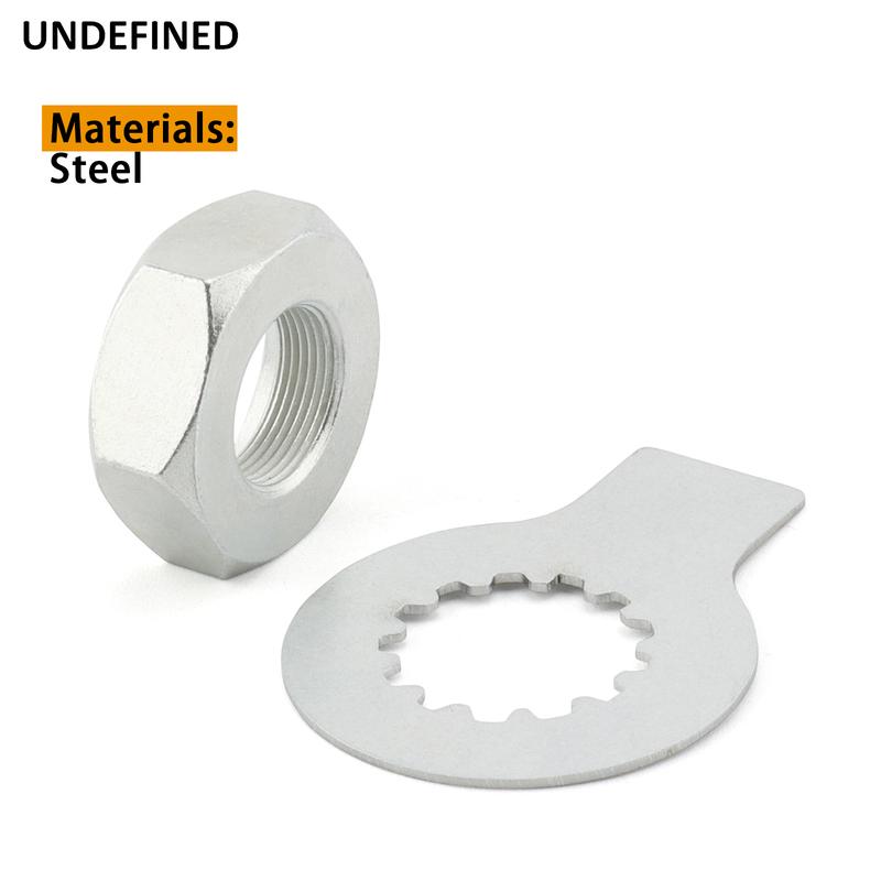 Motorcycle Front Sprocket Nut And Washer Lock Kit for Yamaha YZF R1 FZ1 FZS 1000 FAZER TDM 900 2002-2010