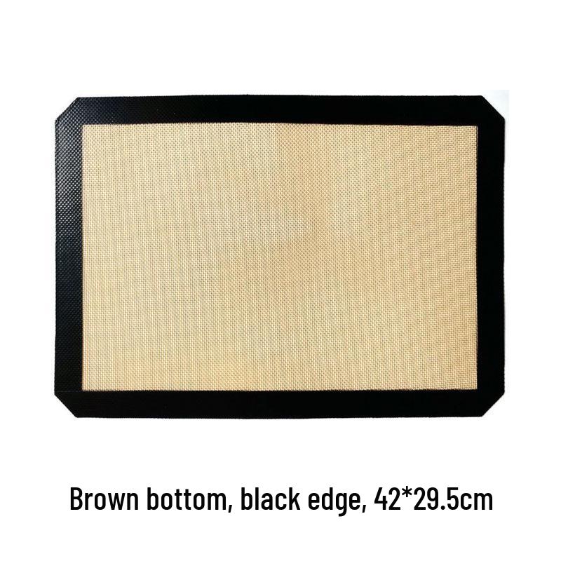 Coffee Silicone Baking Mat: 0.7mm Thick, Heat-Resistant, Platinum Silicone for Baking and Kneading