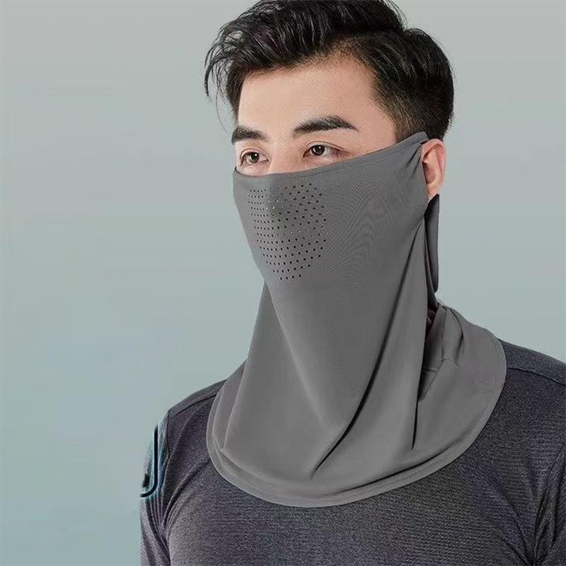 Letní maska proti slunci na krk s UV ochranou, kryt na obličej, opalovací krém na obličej, venkovní, pohodlná, jednobarevná, cyklistické klobouky proti slunci