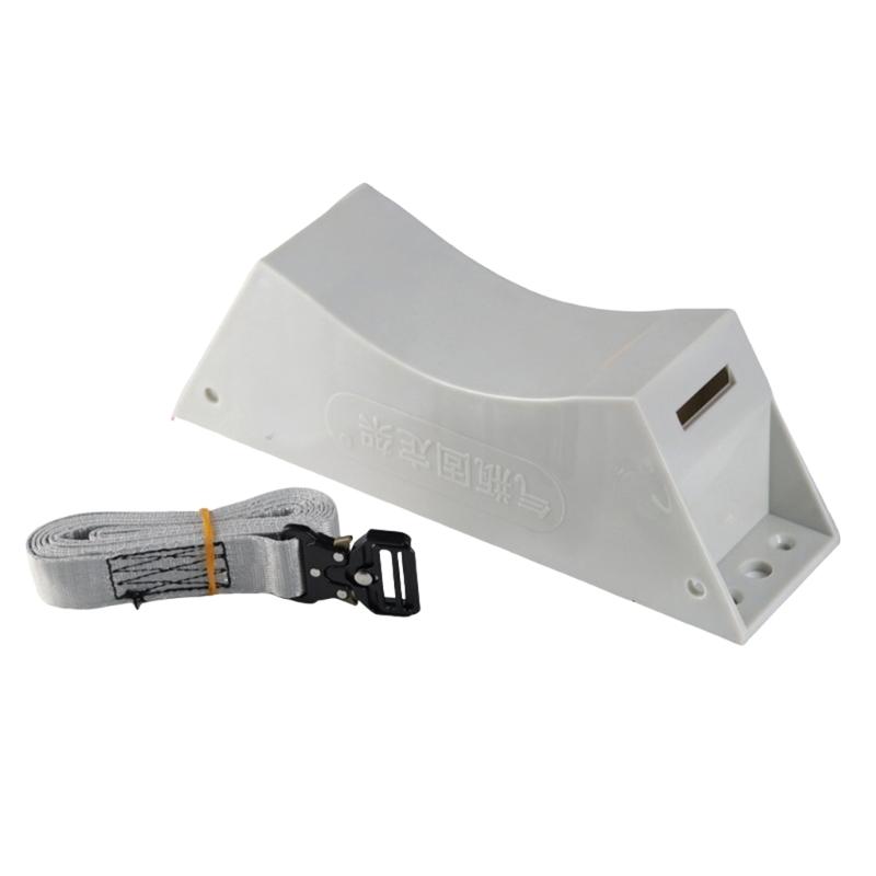 Heavy Duty ABS Gas Bottle Holder Wall Mounted With Safety Strap For Laboratory Hospital Factory Use Easy Installation