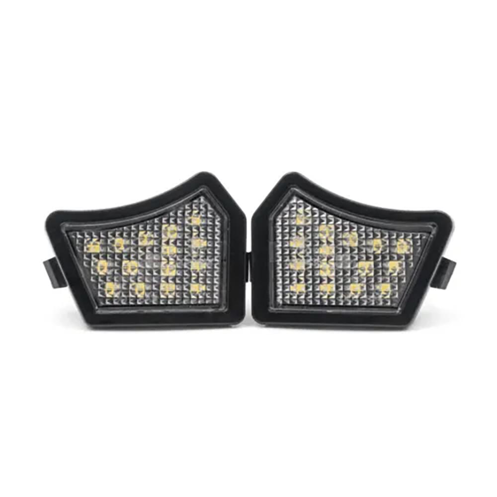 2 STÜCKE Auto Vordertür Spiegel Pfütze Licht Courtesy Lampe Objektiv Diamant Für Volvo V70 S60 S80 XC90 V50 C30 C70 V50 Auto Zubehör