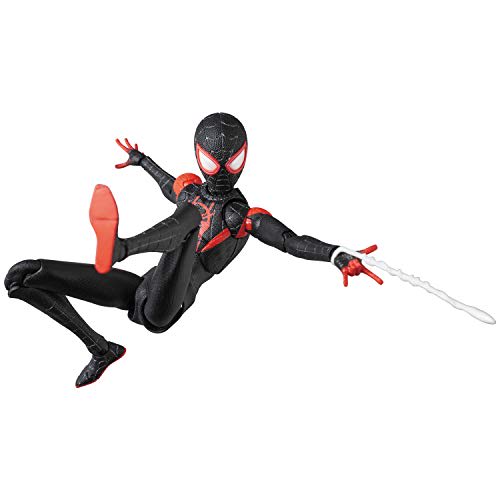 Medicom Toy MAFEX No. 236 Spider-Man (Miles Morales) Renewal Ver. Pre-painted Action Figure, Approximately 130mm Tall